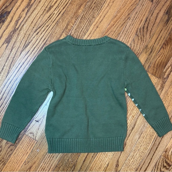 NWOT Toddler Boys' Alligator Sweater - Cat & Jack. 4T, green - Picture 3 of 4